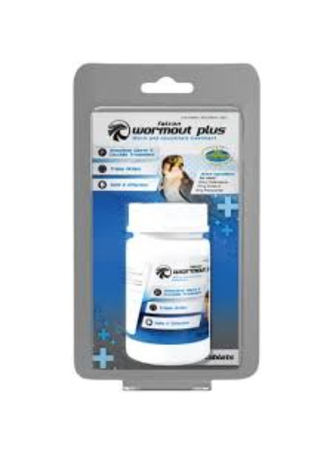 VETAFARM Falcon Wormout Plus Tablets, Triple Action Parasite Control For Falcons 40 Tablets - Image 1